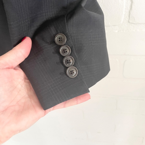 Hugo Boss Men’s Blazer Single Breast Formal Business casual Academia plaid 46R - Picture 5 of 16